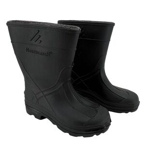 Notherner Black Rubber Waterproof Boots Size 9 Toddler